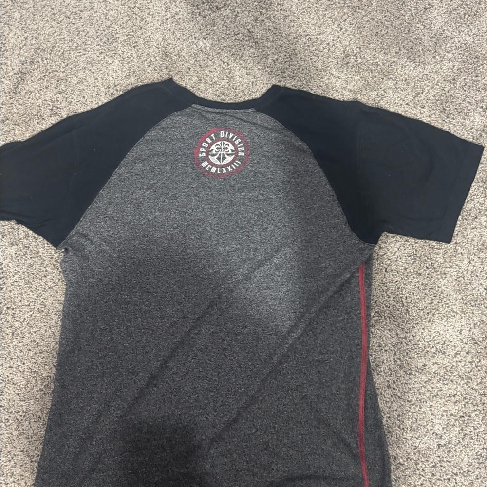 Affliction Black and Gray Short Sleeve Tee